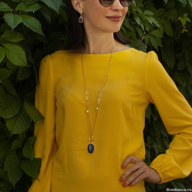 Колье Fiore Luna, NATURAL LAPIS